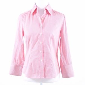 J. McLaughlin Pink Stripe Button Down